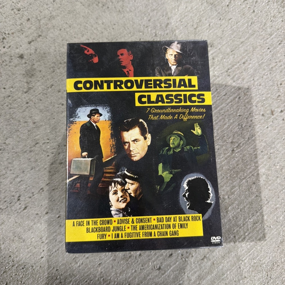 Controversial Classics DVD 7 Disc Box Set Groundbreaking Movies NEW SEALED!